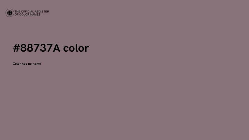 #88737A color image