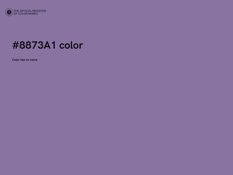 #8873A1 color image