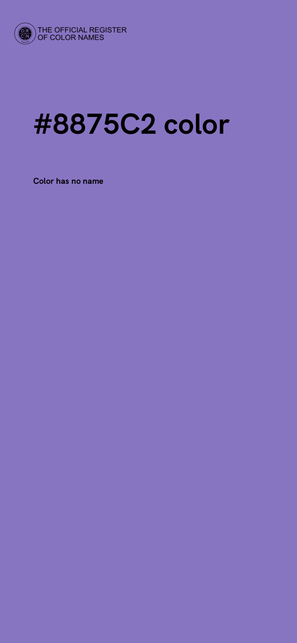 #8875C2 color image