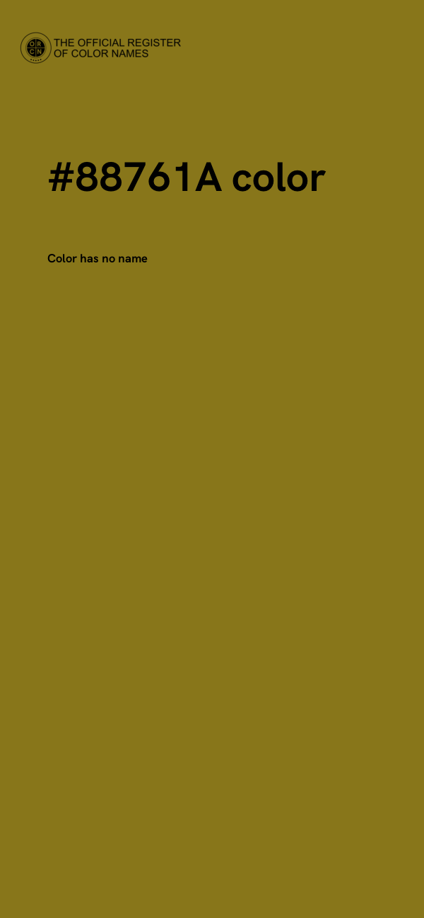 #88761A color image