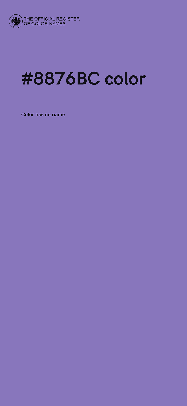 #8876BC color image