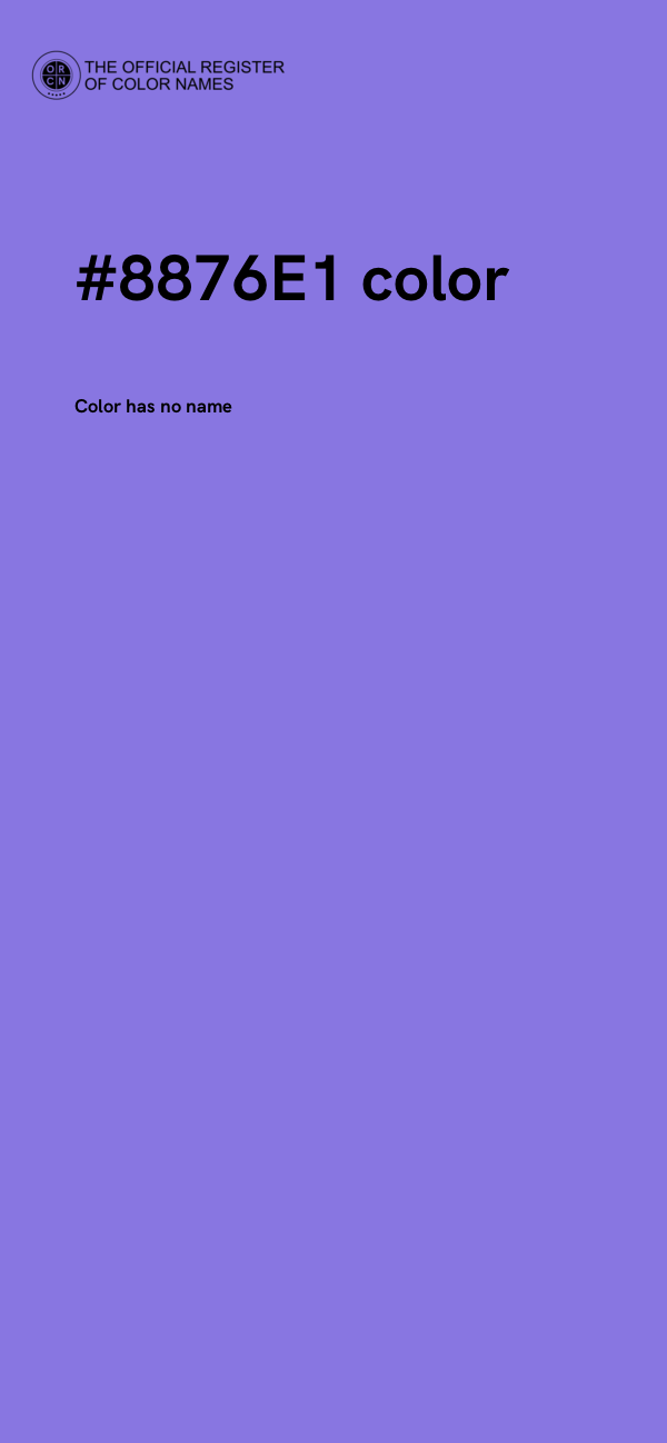 #8876E1 color image