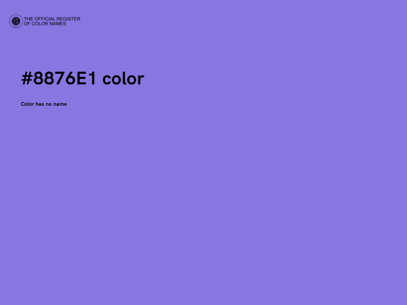 #8876E1 color image