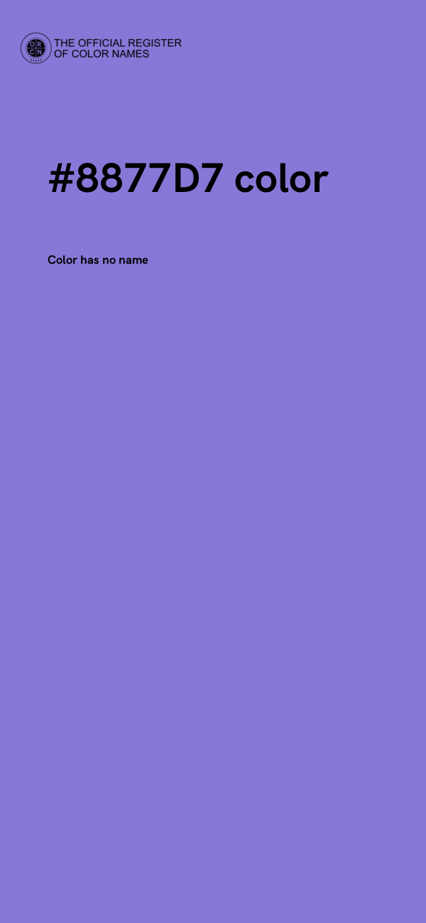 #8877D7 color image