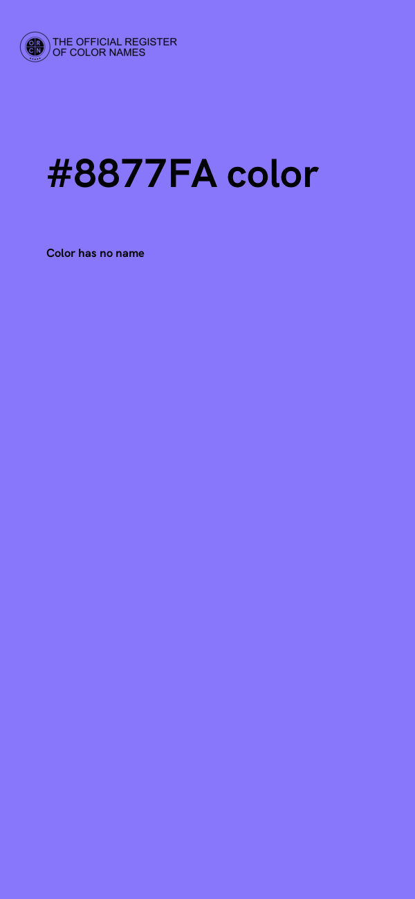 #8877FA color image