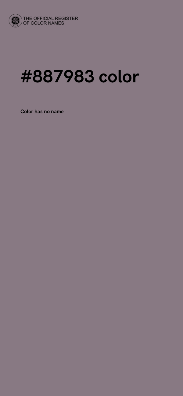 #887983 color image
