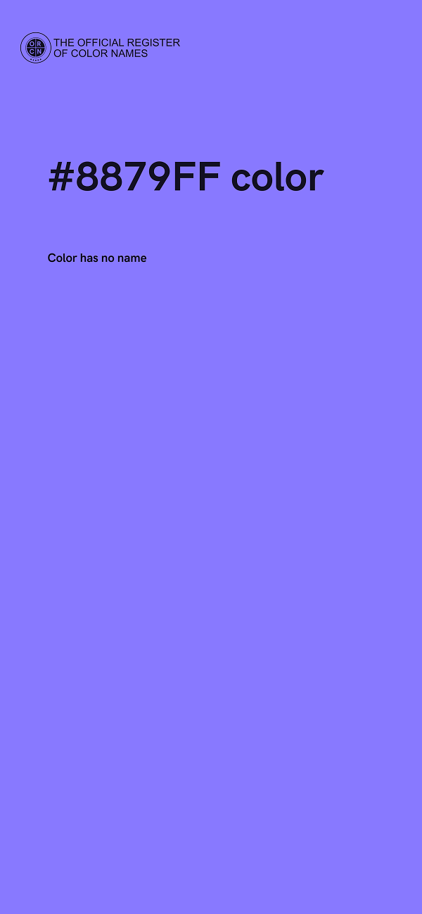 #8879FF color image