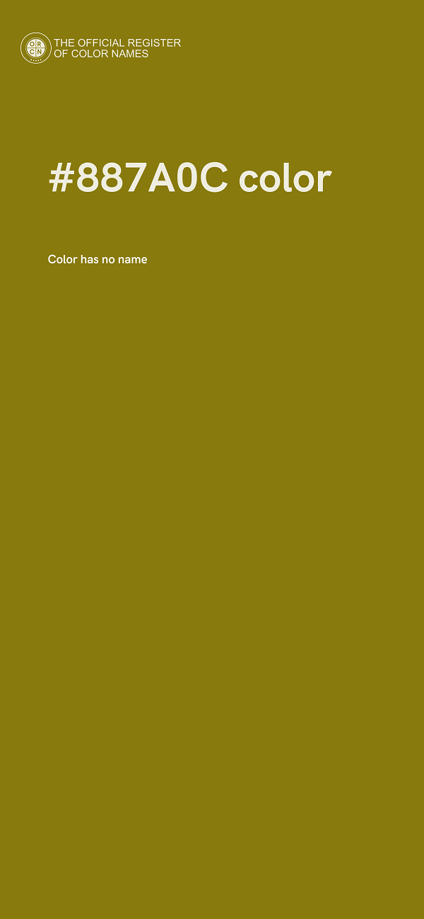 #887A0C color image