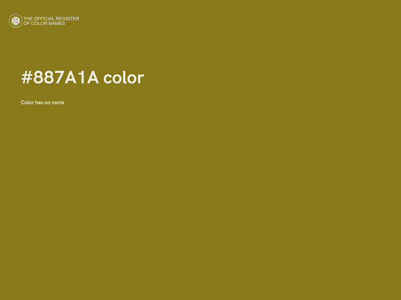 #887A1A color image