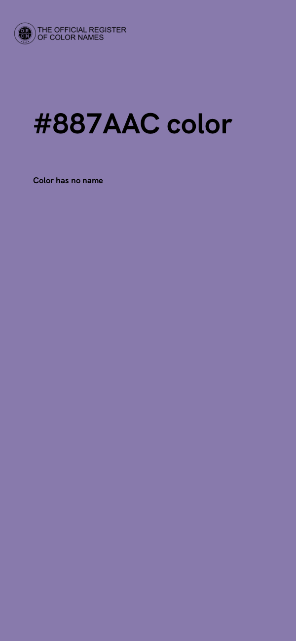#887AAC color image