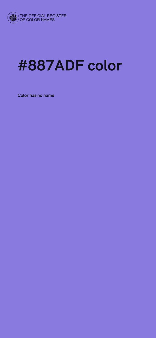#887ADF color image