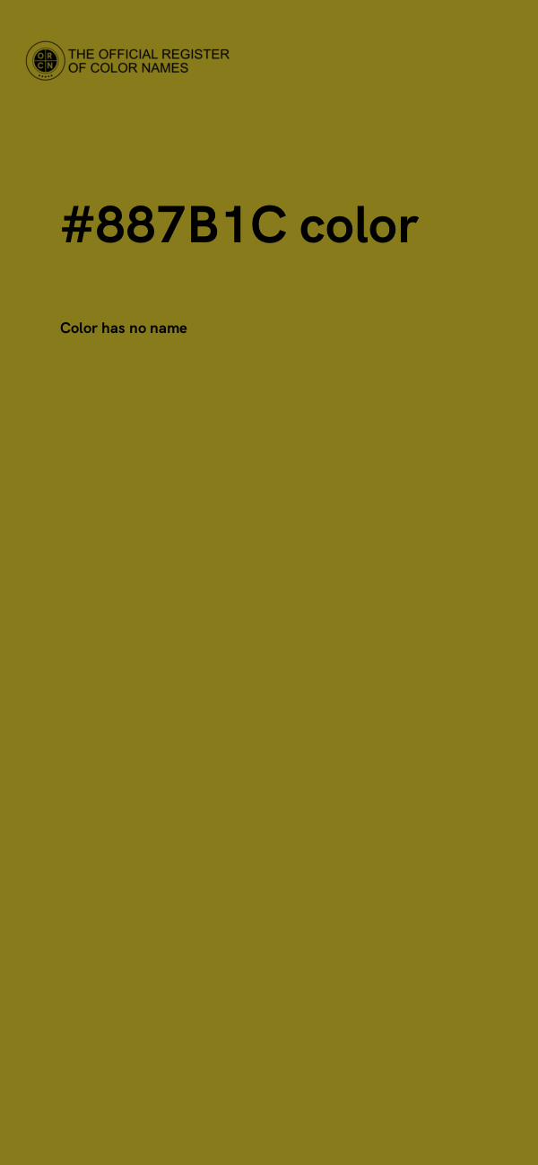 #887B1C color image