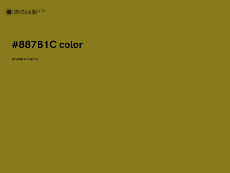 #887B1C color image