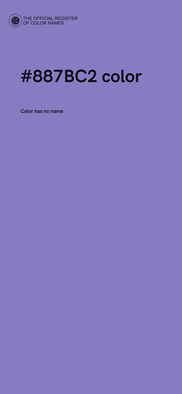 #887BC2 color image