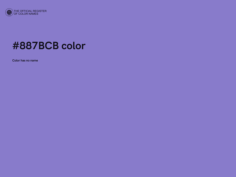 #887BCB color image