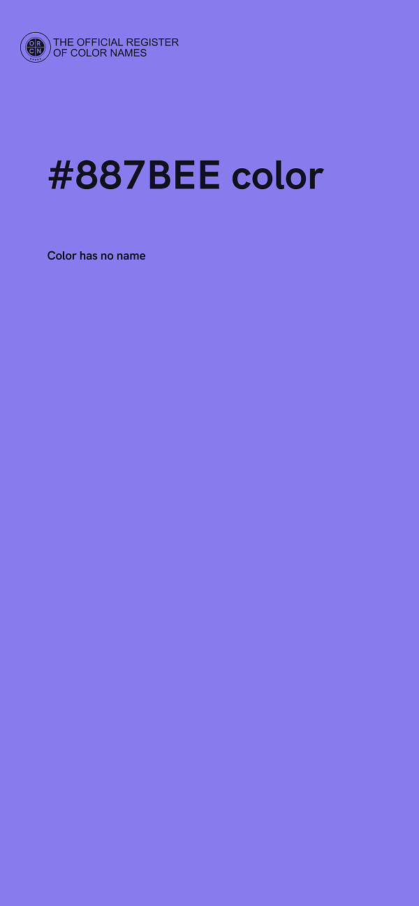#887BEE color image