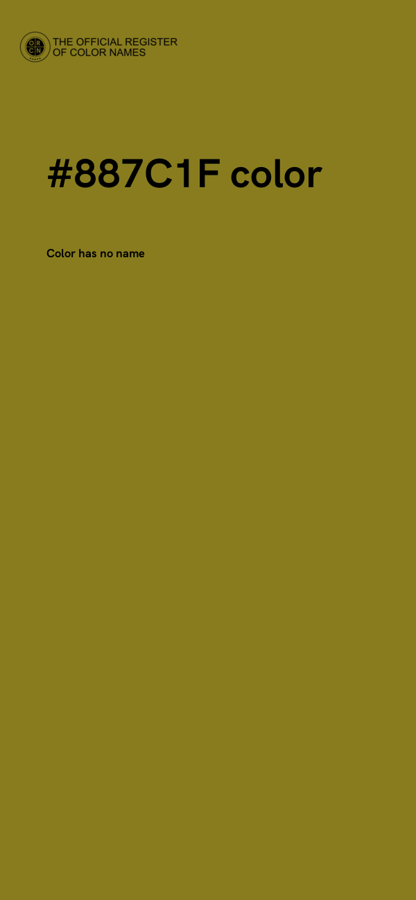 #887C1F color image