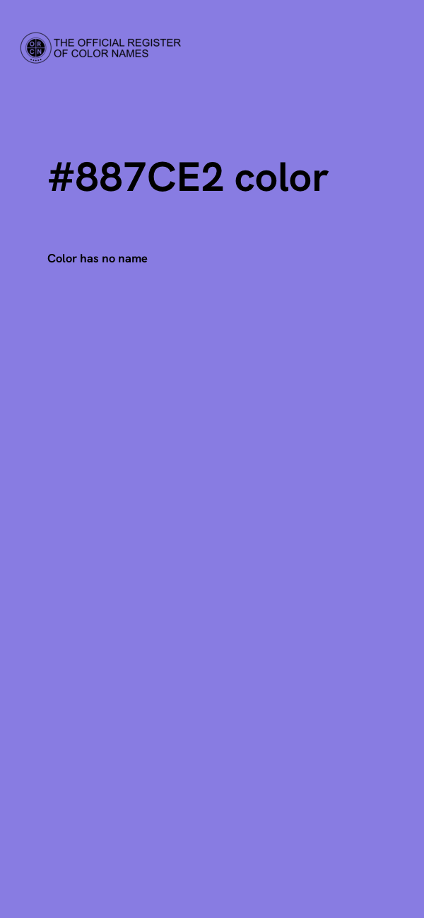 #887CE2 color image