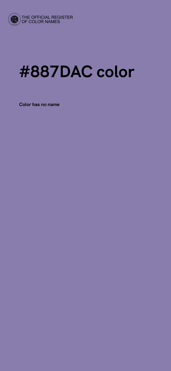 #887DAC color image