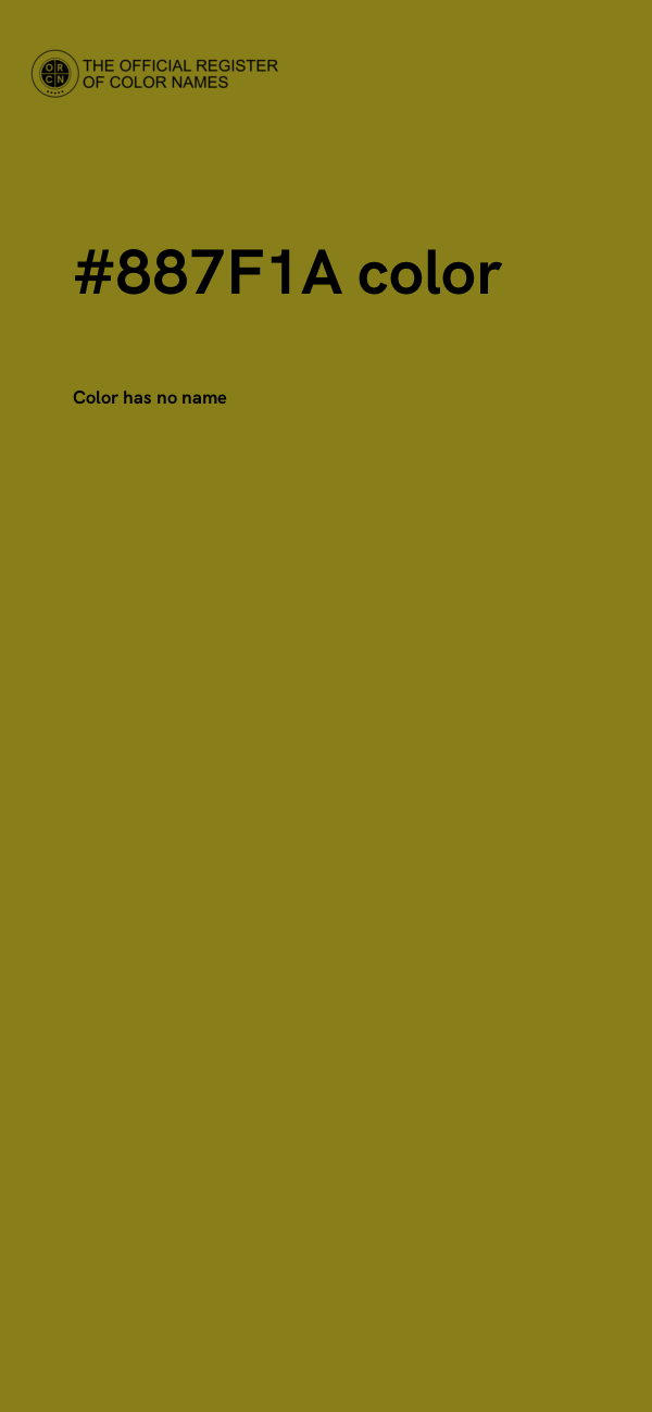 #887F1A color image