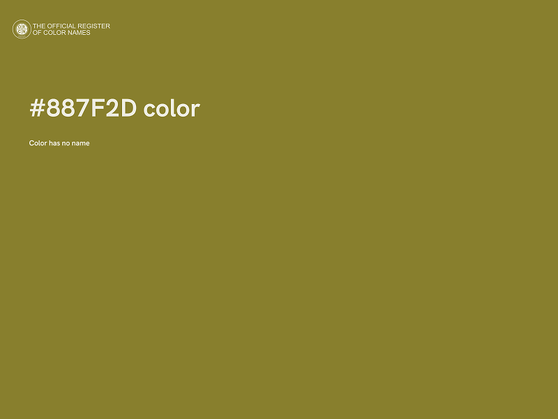 #887F2D color image