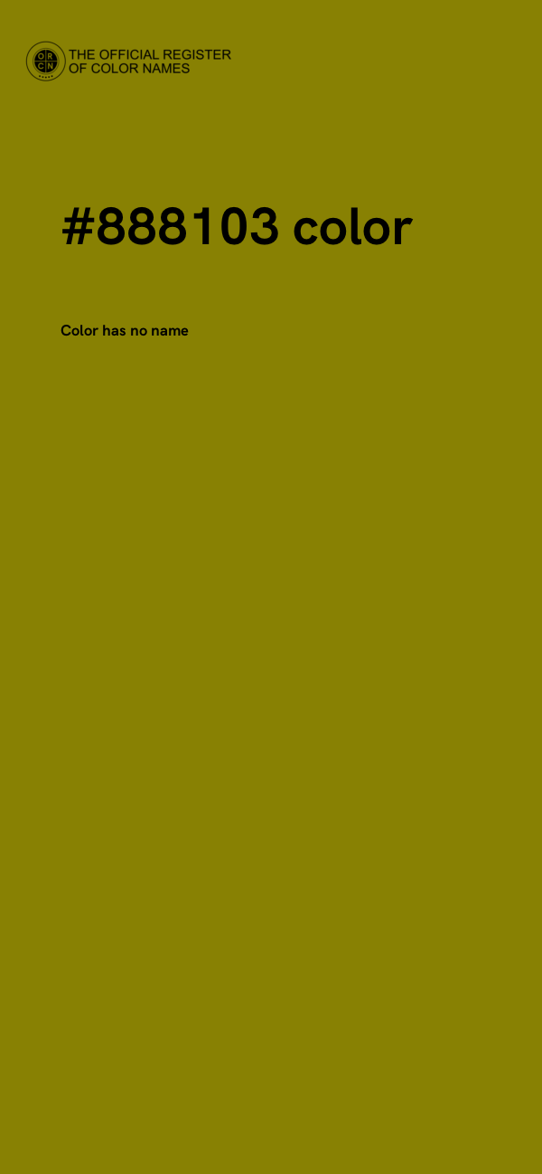 #888103 color image