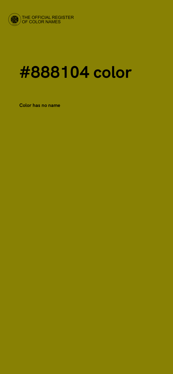 #888104 color image