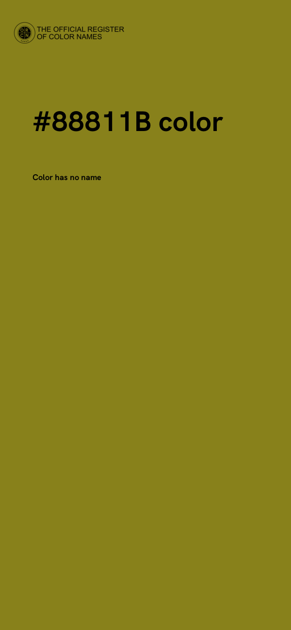 #88811B color image