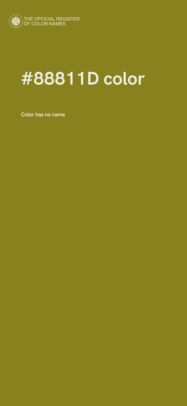 #88811D color image