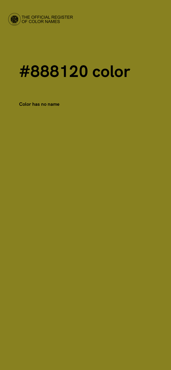 #888120 color image