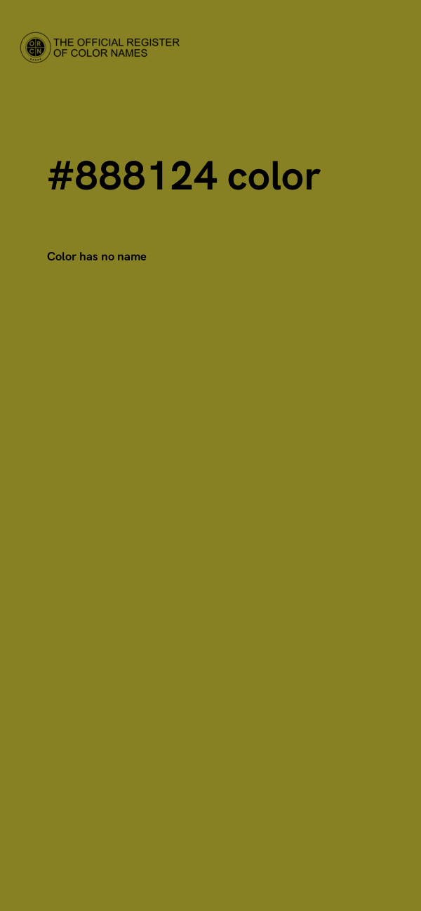 #888124 color image