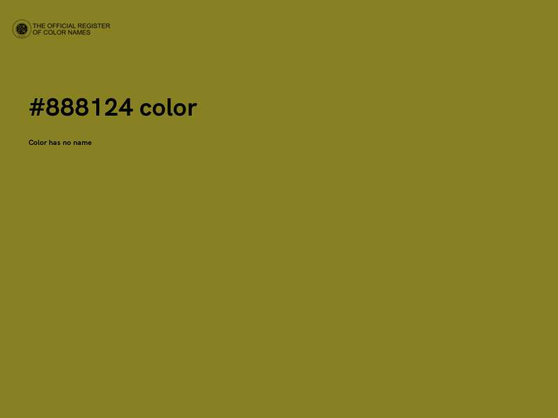 #888124 color image