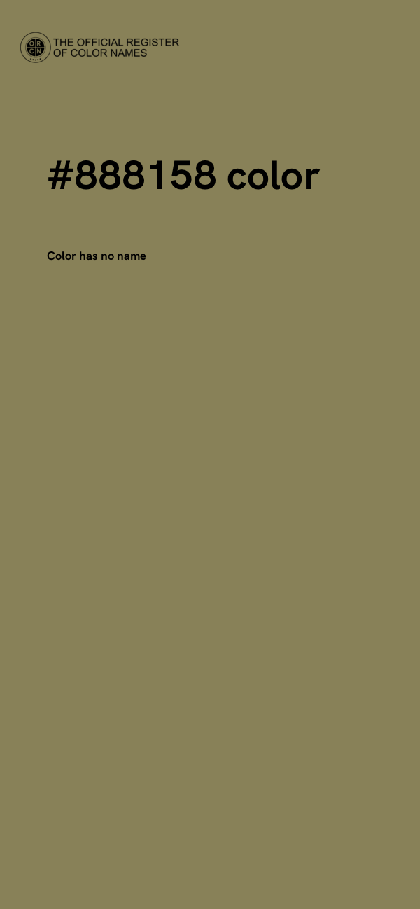 #888158 color image