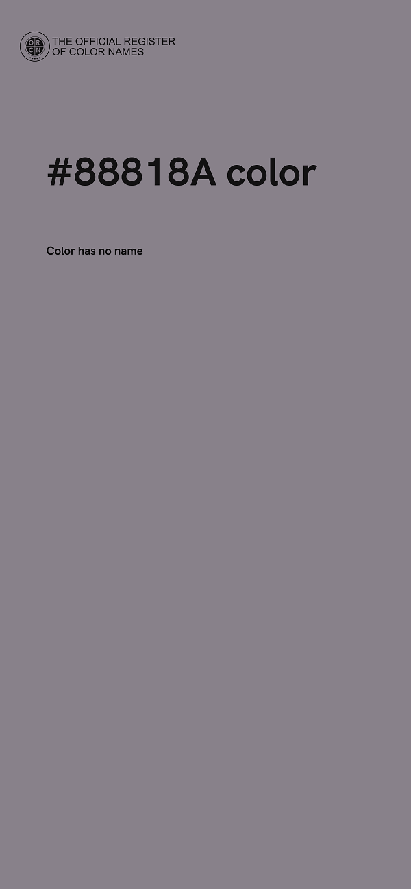 #88818A color image
