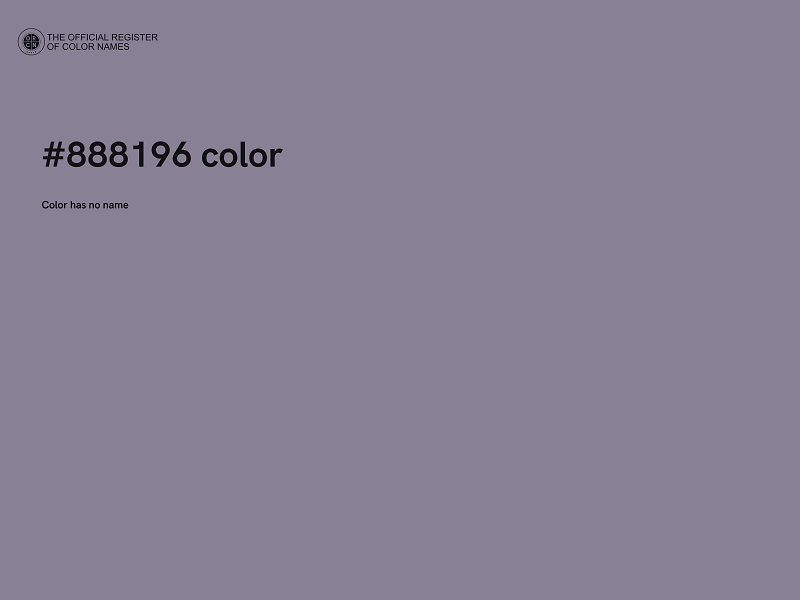 #888196 color image