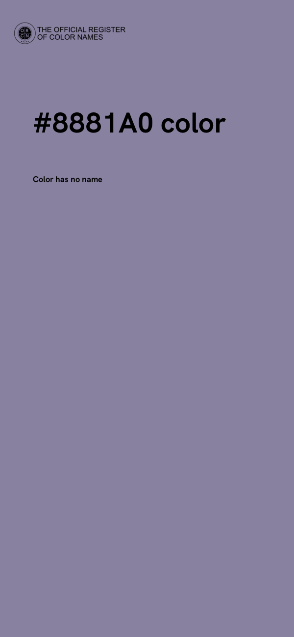 #8881A0 color image