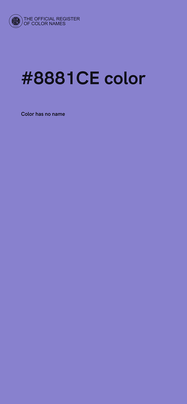 #8881CE color image