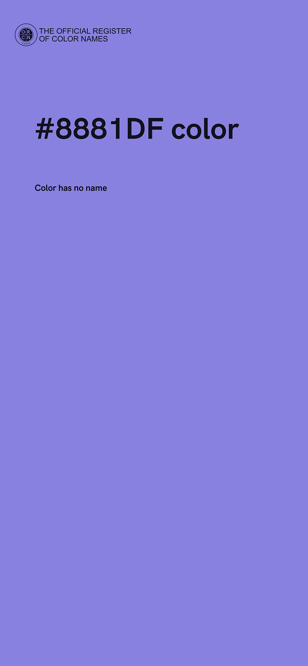 #8881DF color image