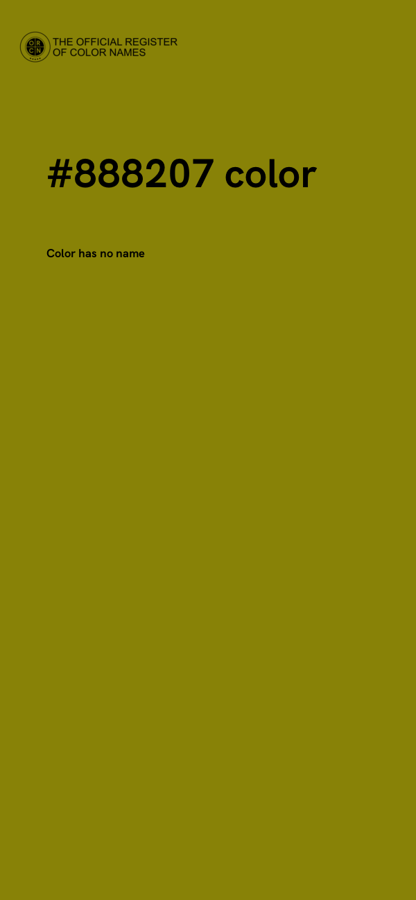 #888207 color image