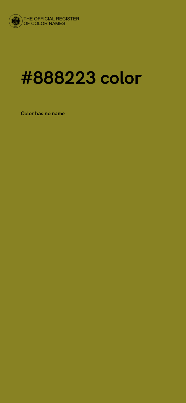 #888223 color image