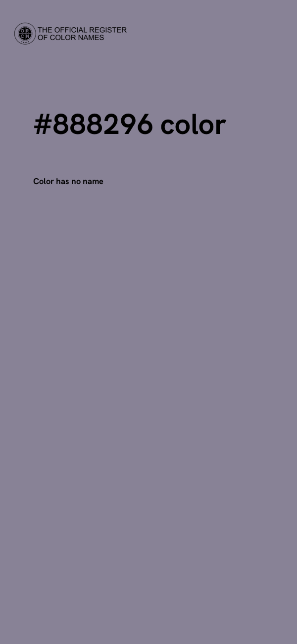 #888296 color image