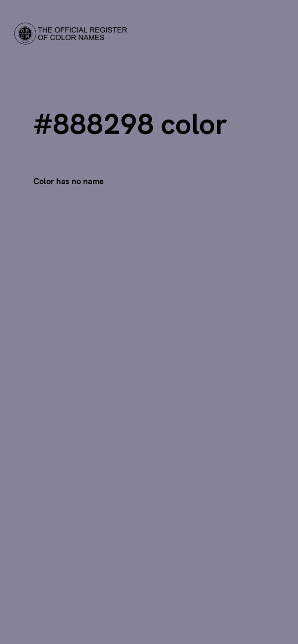 #888298 color image