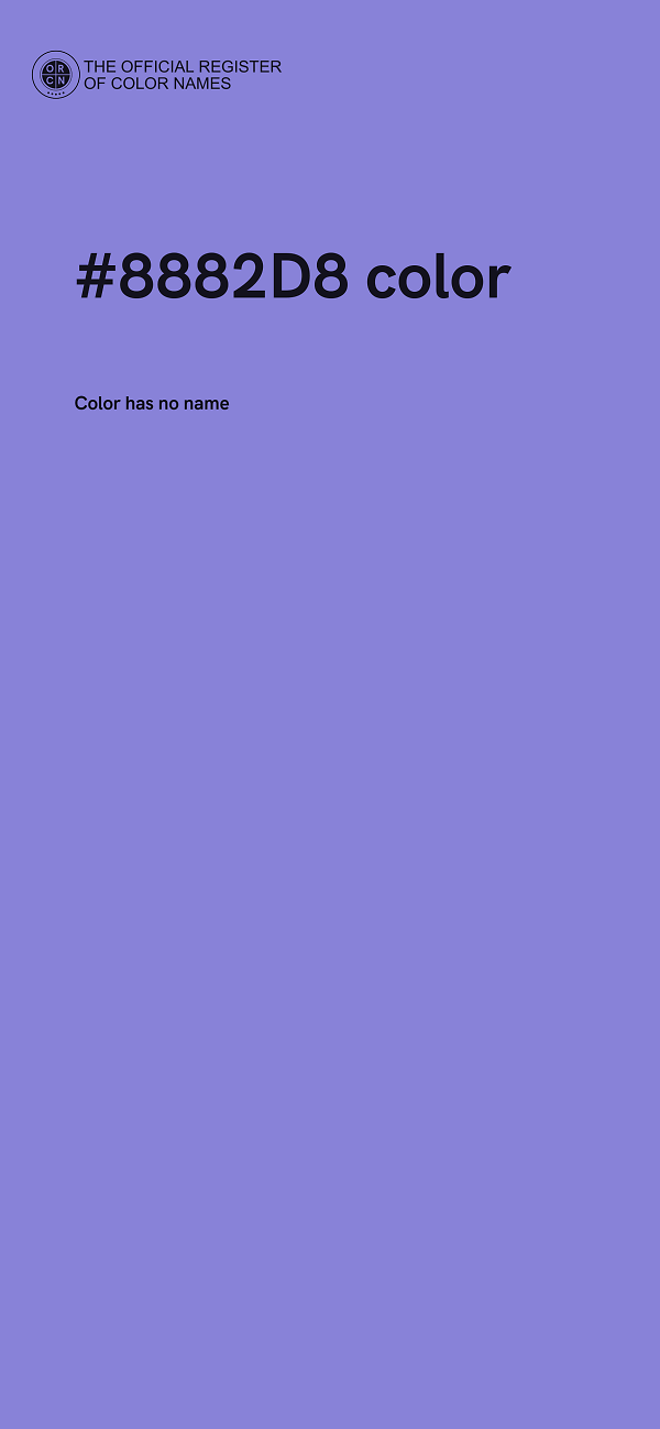 #8882D8 color image