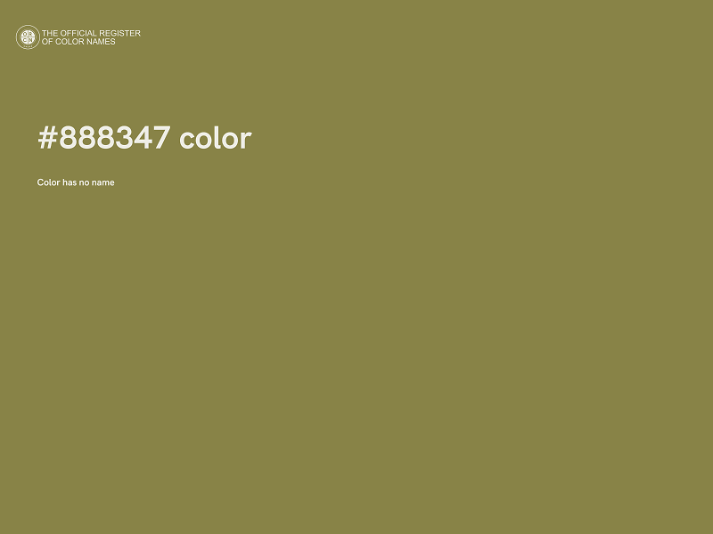 #888347 color image