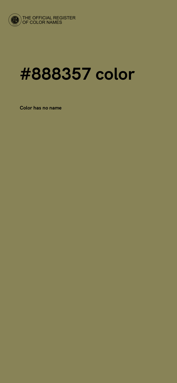 #888357 color image