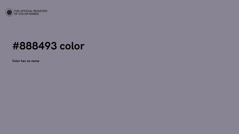 #888493 color image
