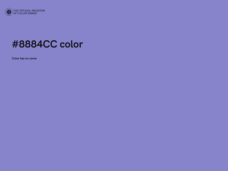 #8884CC color image