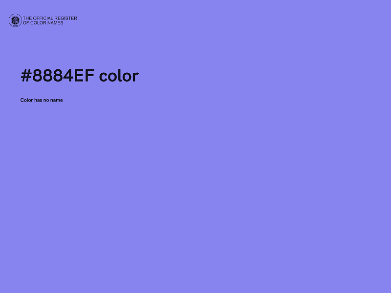 #8884EF color image