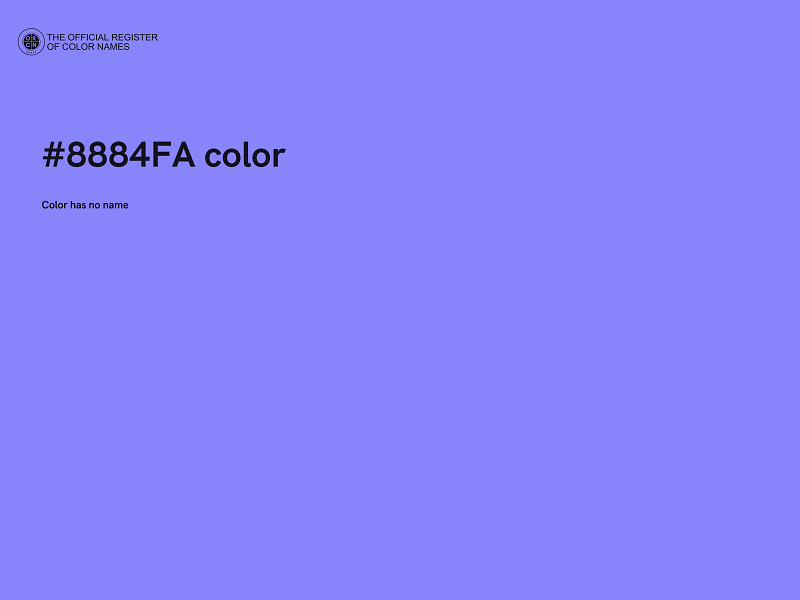 #8884FA color image