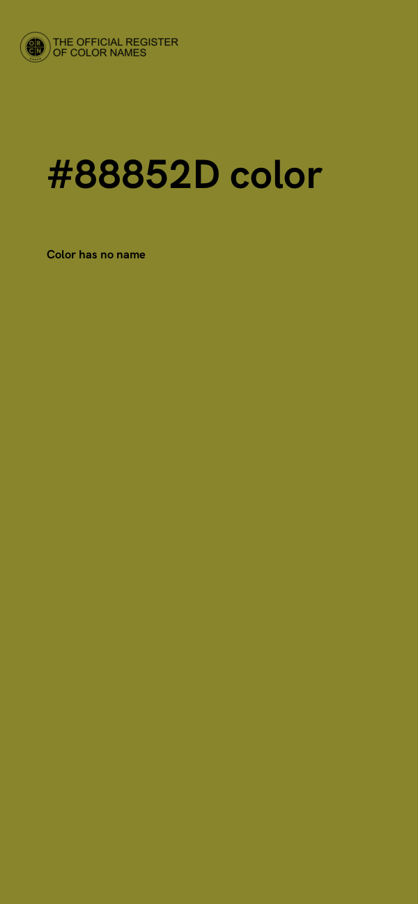 #88852D color image